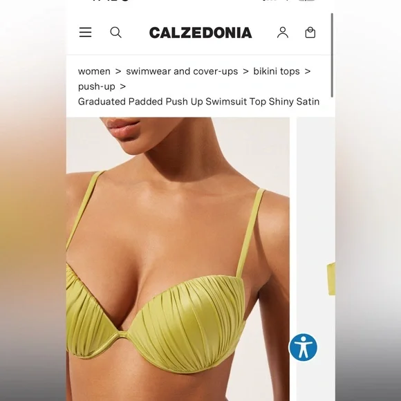 Calzedonia swimwear Swim Graduated Padded Push Up Swimsuit Top